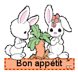 bon appétit - blinkies lapins