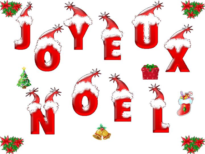 JOYEUX NOEL lettres